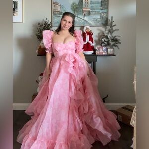 Selkie Pink in Paris Bloom Gown